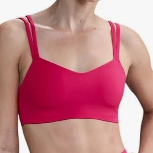 Nike Women's Zenvy Pink Sports Bra